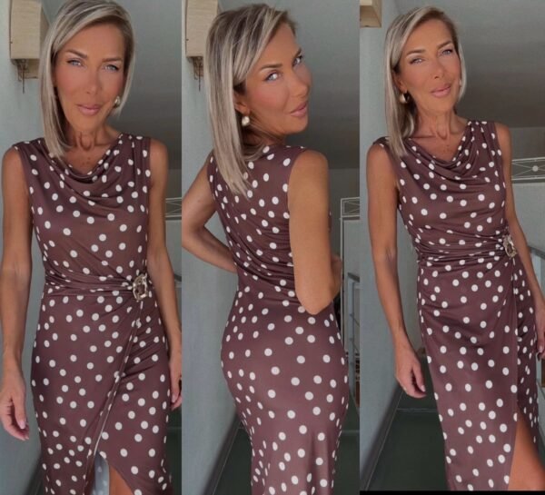 Vestido Hebilla Lunares - Imagen 3