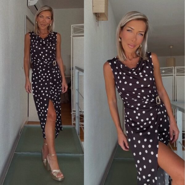 Vestido Hebilla Lunares - Imagen 4