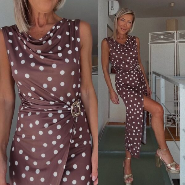 Vestido Hebilla Lunares - Imagen 2