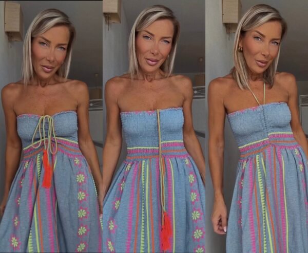 Vestido Denim Fluor - Imagen 2