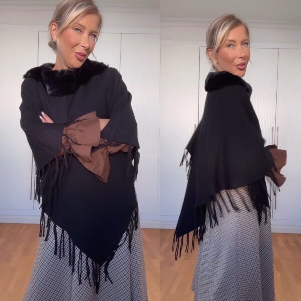 Poncho flecos - Imagen 2