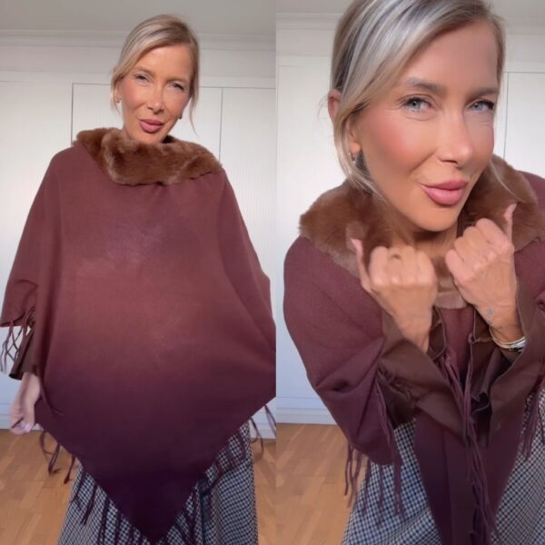 Poncho flecos - Imagen 4