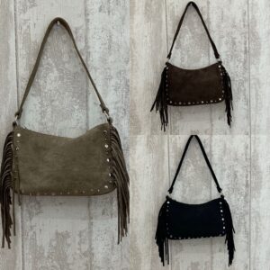 Bolso Tachas Flecos
