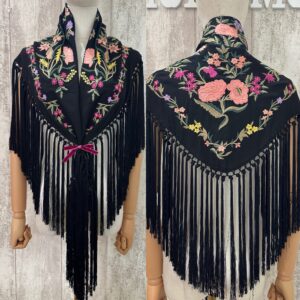 Mantón Huelva Fleco Largo