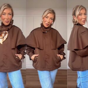 Cazadora Capa Marrón