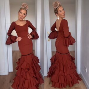 Traje Málaga Terracota Liso