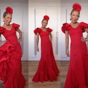 Bata Rocio Rojo Lunar Rojo