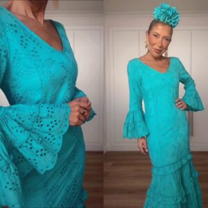 Traje Adriana Turquesa