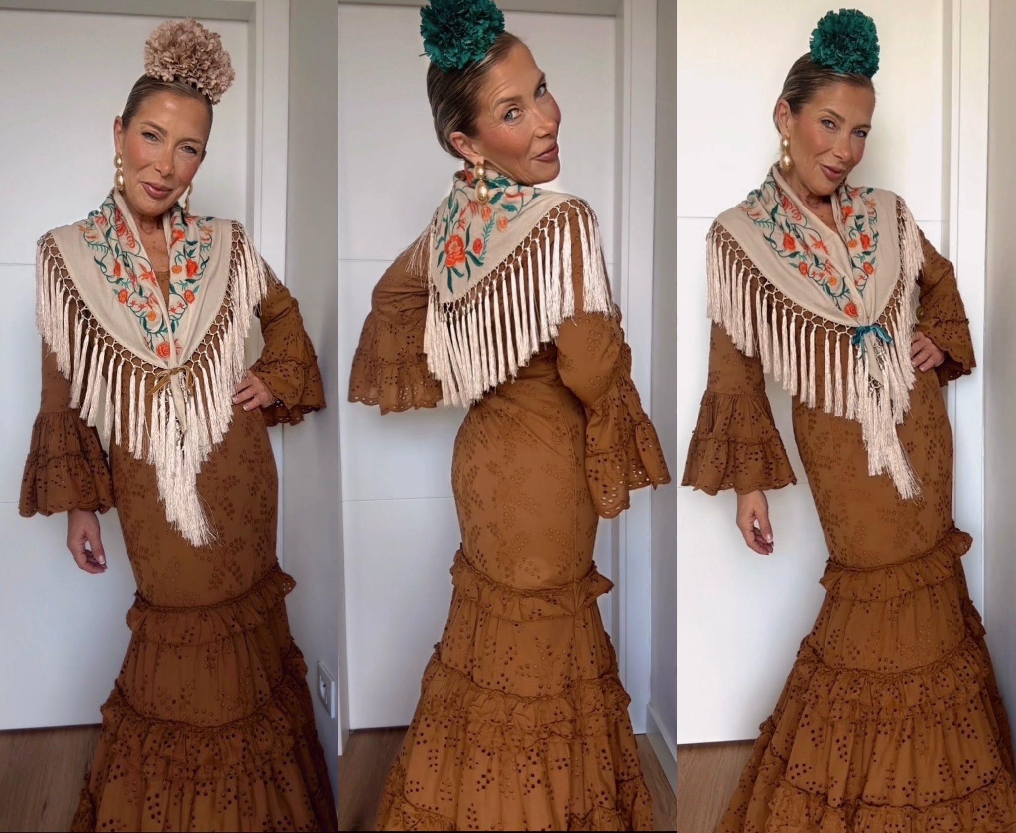 Traje Adriana Camel - Imagen 3