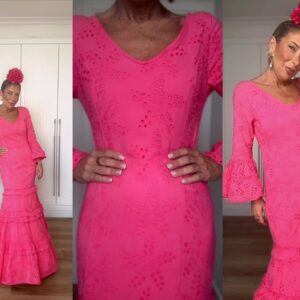 Traje Adriana Rosa Bubblegum