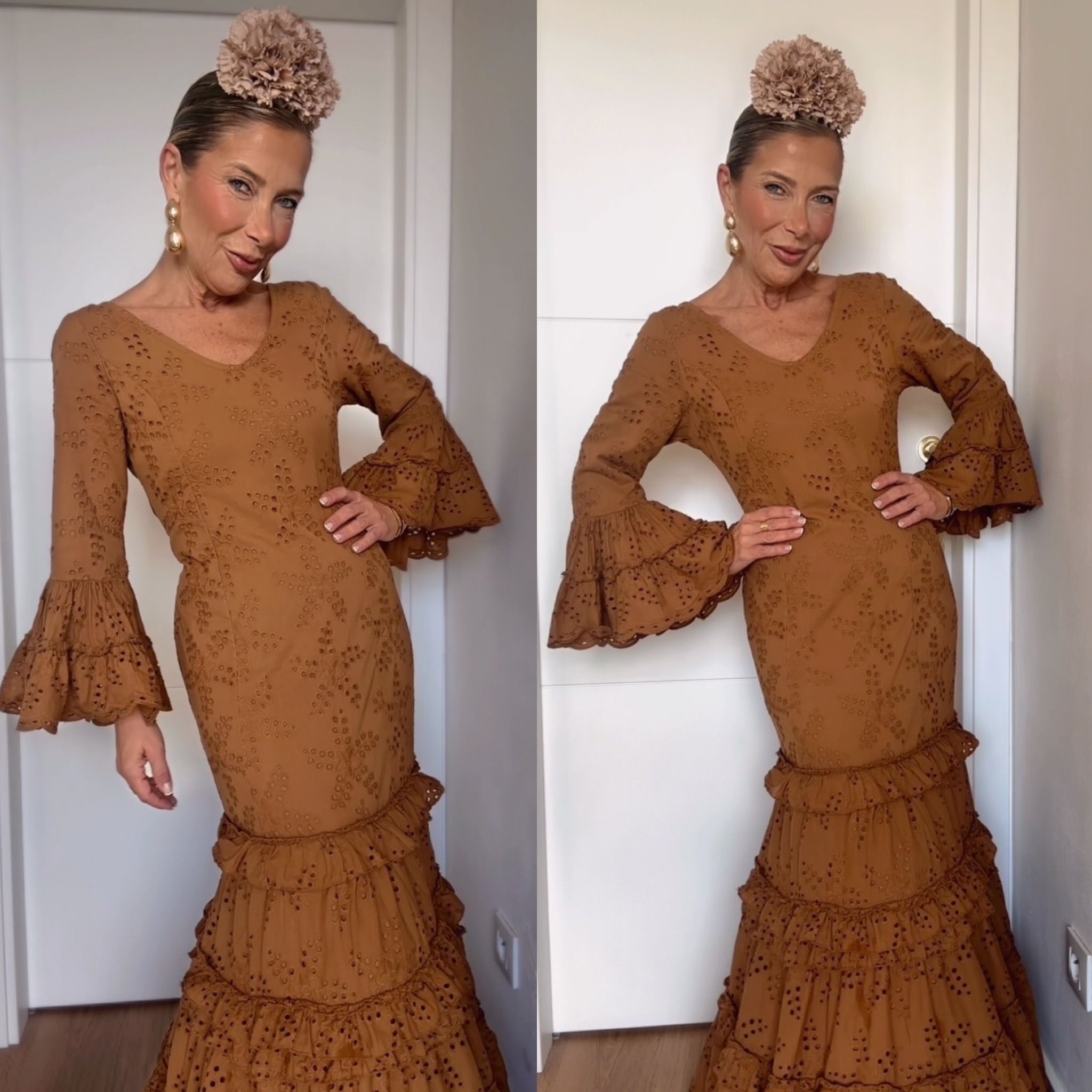 Traje Adriana Camel - Imagen 2