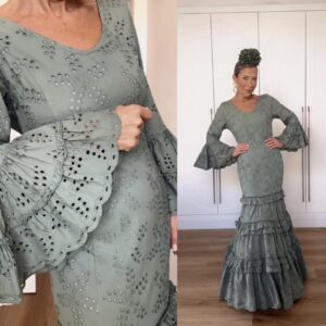 Traje Adriana Verde Caqui