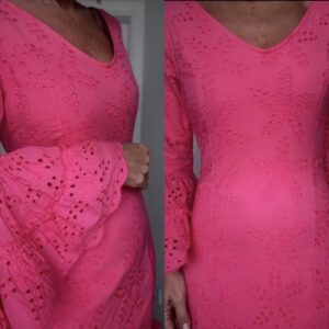 Traje Adriana Rosa Bubblegum