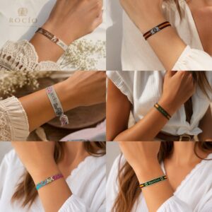 Pulseras Tela Virgen Del Rocío