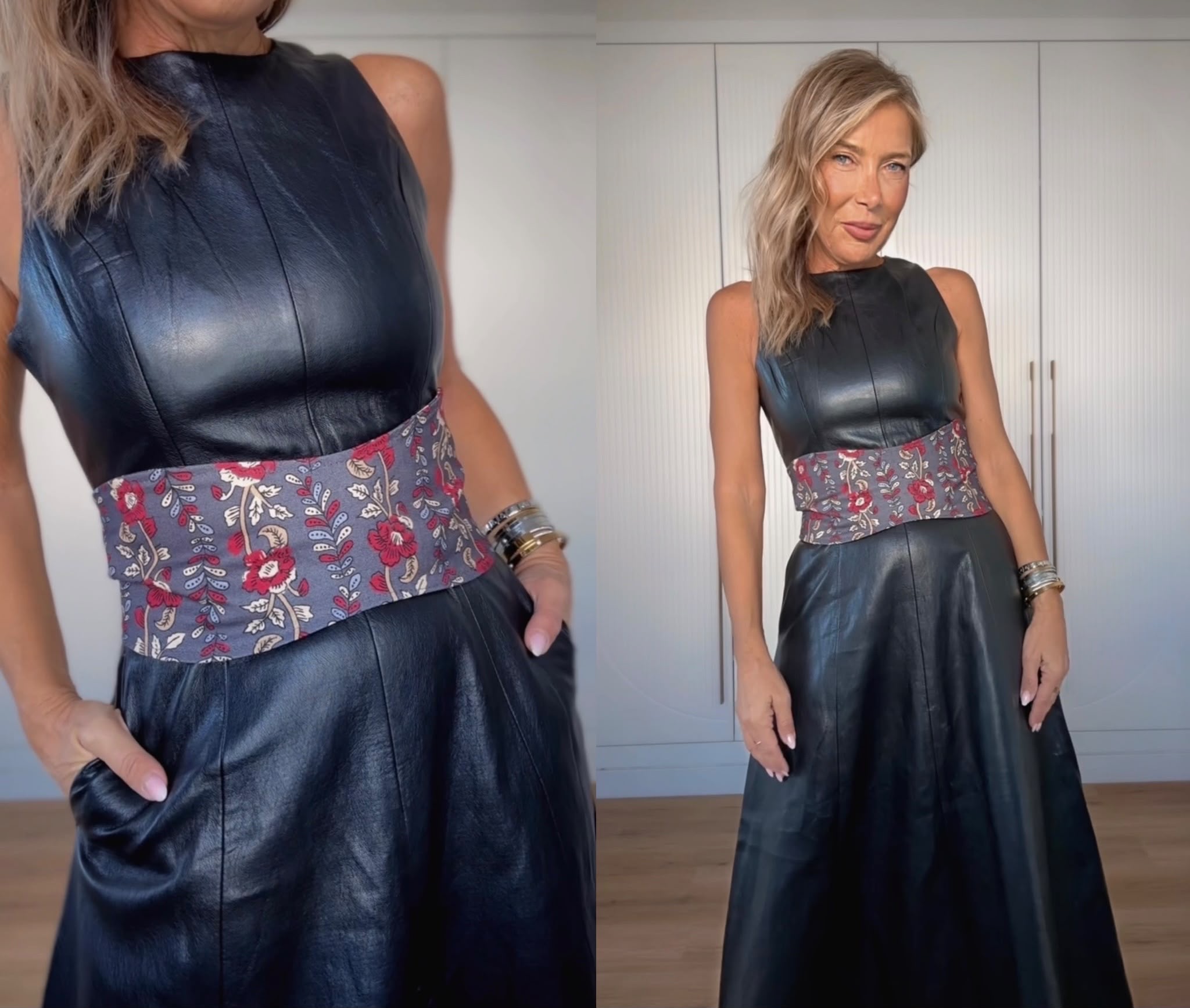Vestido Polipiel Negro - Imagen 4