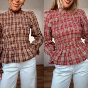 Blusa Cuadros