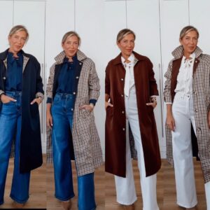 Gabardina Marina Reversible
